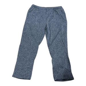 Texfit Pants Mens 2XL Blue Fleece Sweatpants Elastic Waist Drawstring Pockets